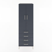 Woodntry Modular Cabinet Anthracite 60x44x170 cm with Doors and Drawers KC5-2