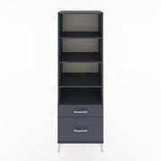 Woodntry Modular Cabinet Anthracite 60x44x170 cm with Drawers and Shelves CR43-2