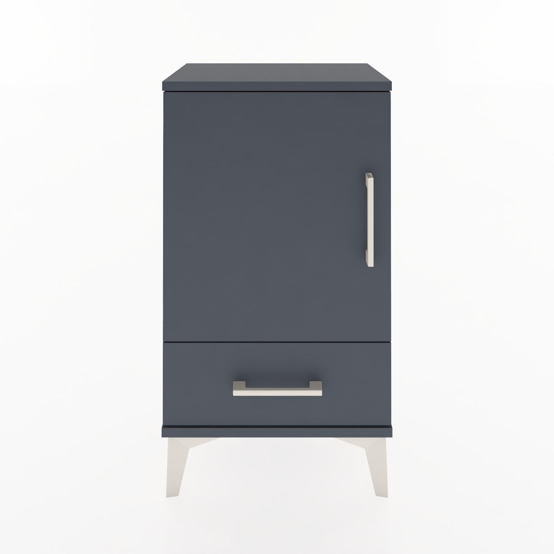 Woodntry Modüler Komodin Çekmece ve Kapaklı V3 44x30x68 cm Antrasit - Woodntry
