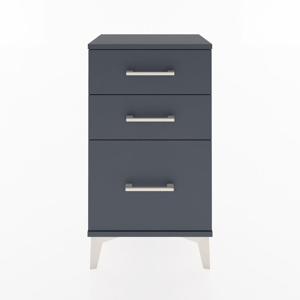 Woodntry Modüler Komodin Üç Çekmeceli V2 44x30x68 cm Antrasit - Woodntry