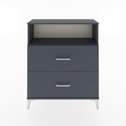 Woodntry Modular Dresser Anthracite 88x30x94 cm with Drawers and Shelves CR14-2