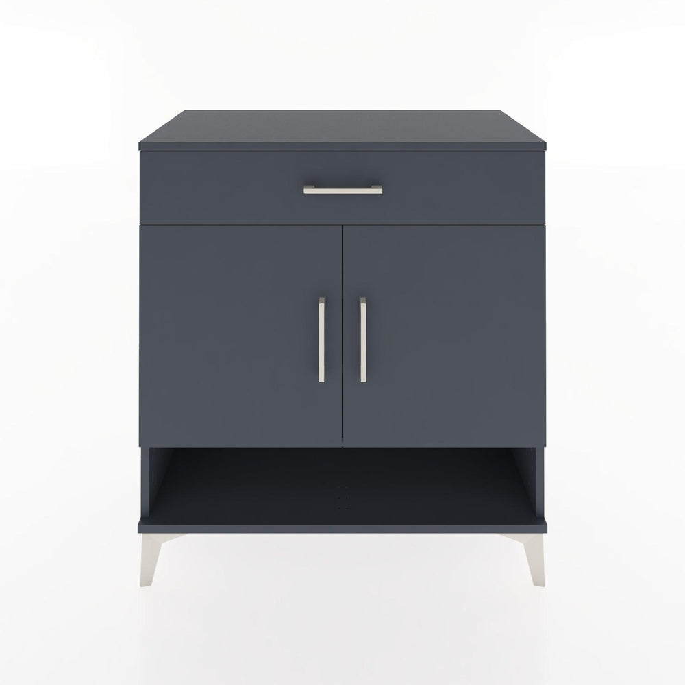 Woodntry Modüler Şifonyer Antrasit 88x44x84 cm Fonksiyonel F64-2