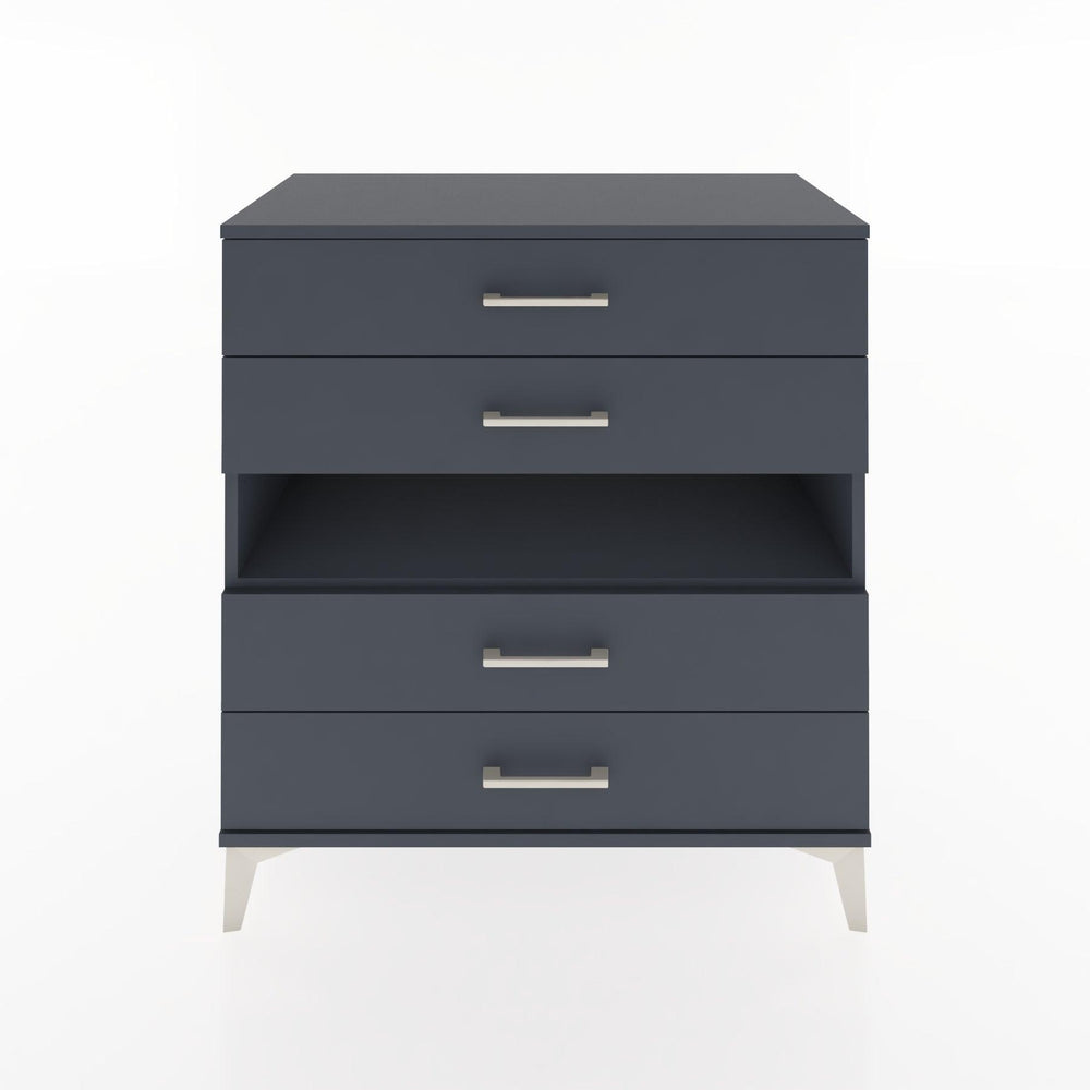 Woodntry Modular Dresser Anthracite 88x44x84 cm with Drawers and Shelves CR21-2