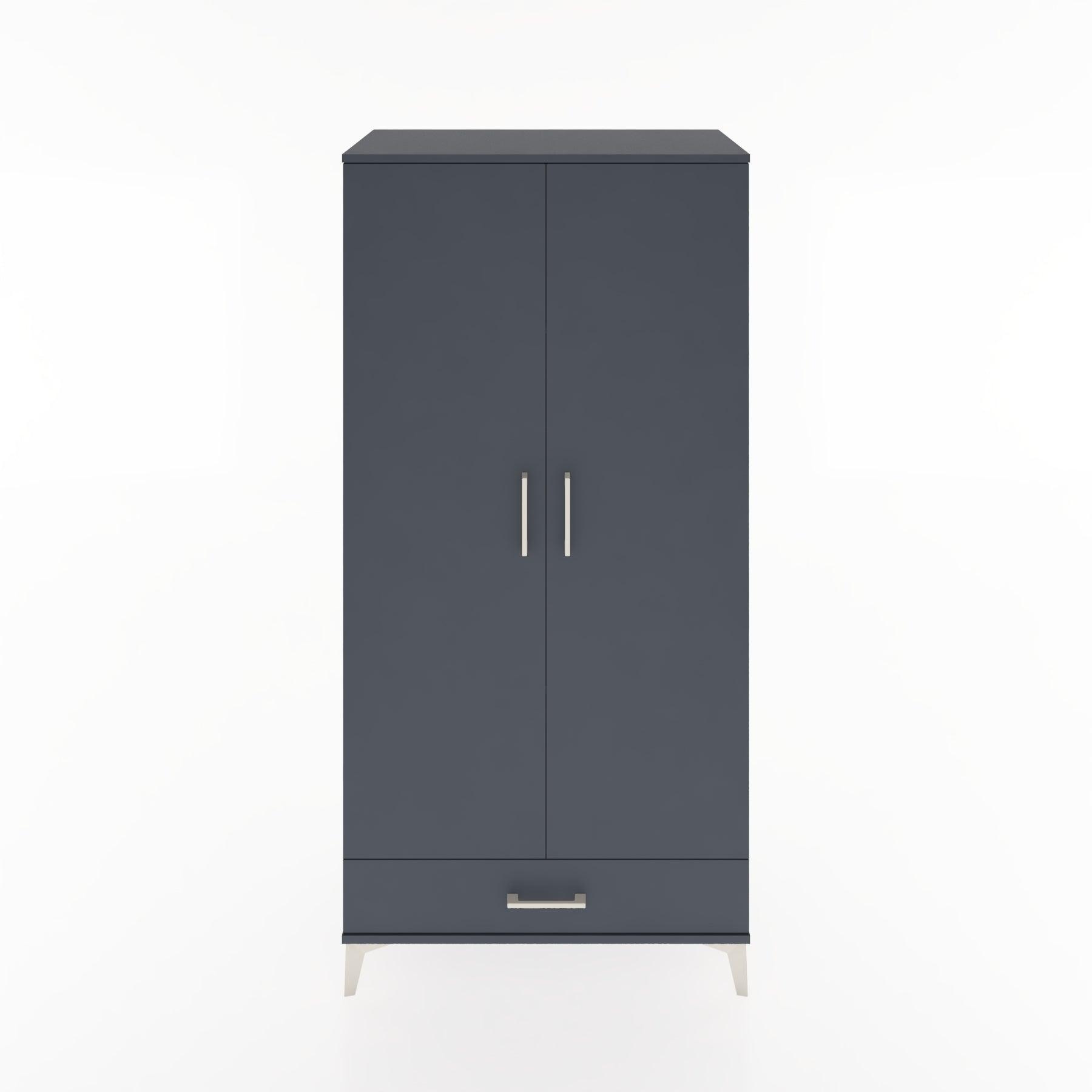 Woodntry Modular Cabinet Anthracite 88x44x170 cm with Doors and Drawers KC8-2