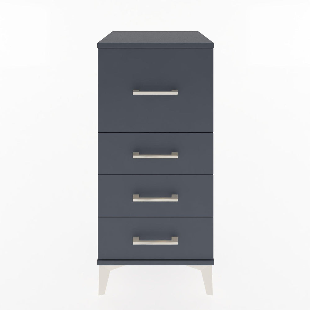Woodntry Modular Nightstand Anthracite 44x44x84 cm Drawer C1-2