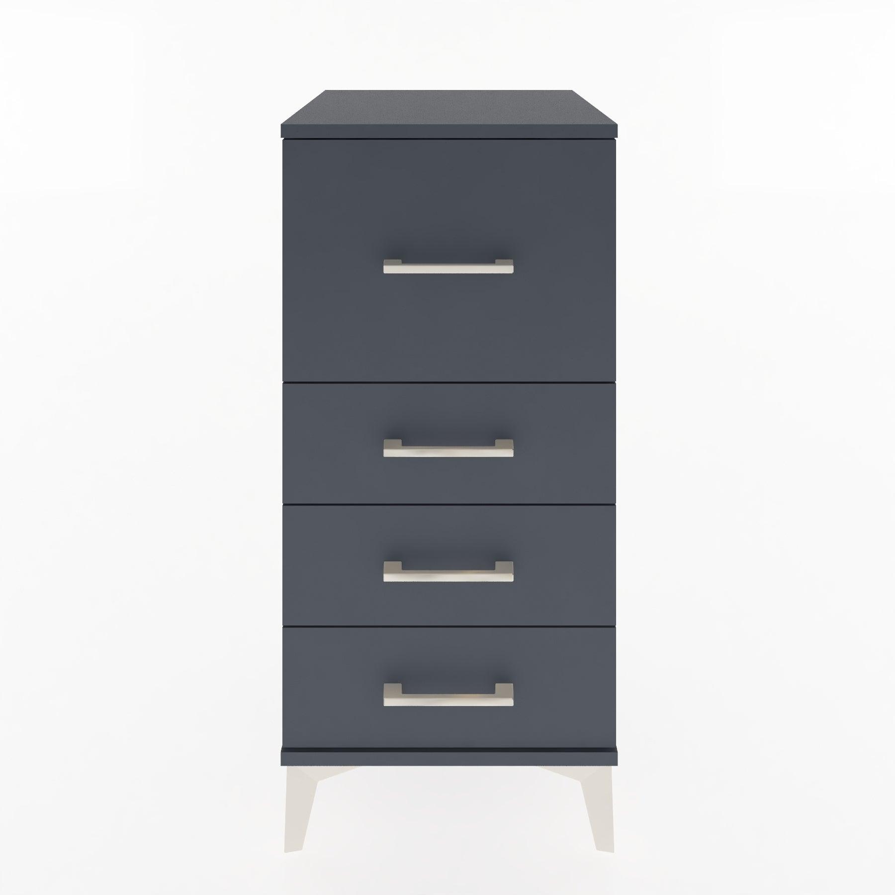 Woodntry Modular Nightstand Anthracite 44x44x84 cm Drawer C1-2