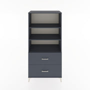 Woodntry Modular Cabinet Anthracite 88x44x170 cm with Drawers and Shelves CR49-2