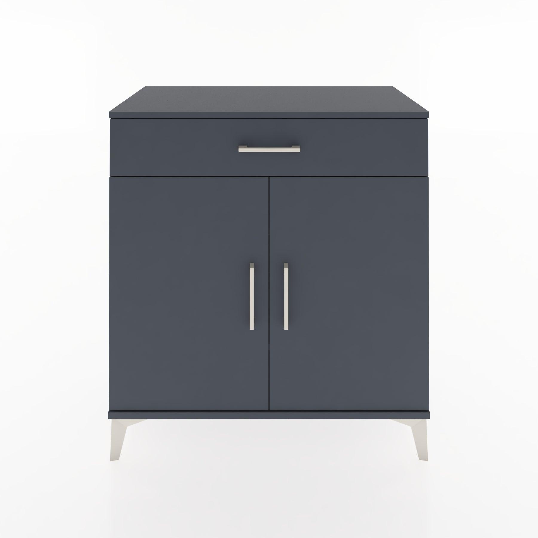 Woodntry Modular Dresser Anthracite 88x44x84 cm with Cover and Drawer KC79-2