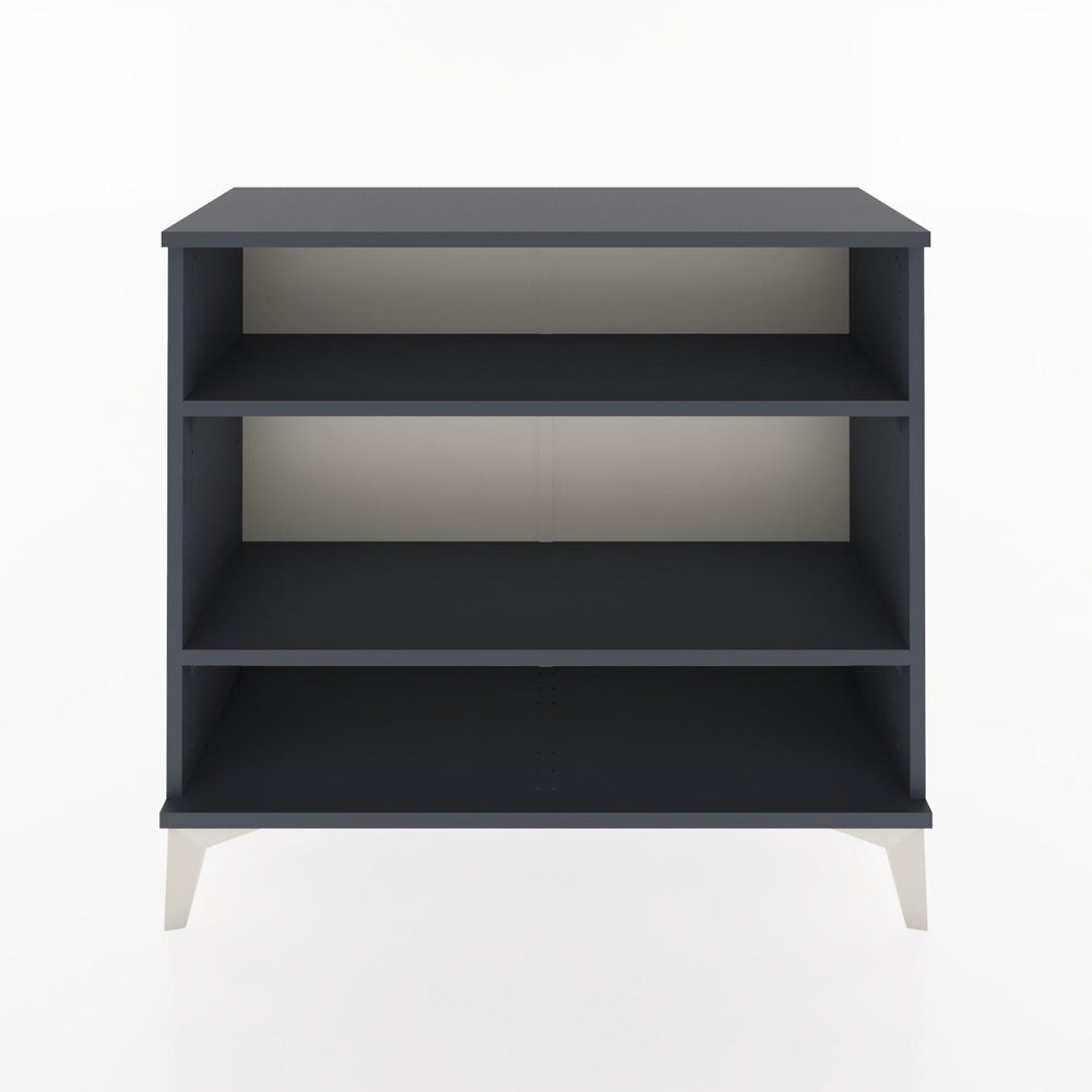 Woodntry Modüler Şifonyer İki Raflı 88x30x68 cm Antrasit - Woodntry