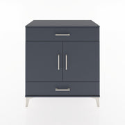 Woodntry Modular Dresser Anthracite 88x44x84 cm with Cover and Drawer KC60-2