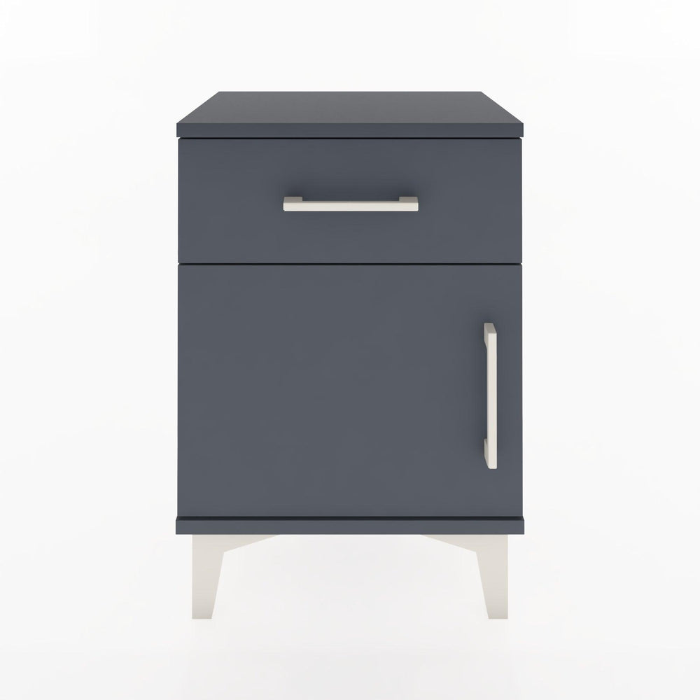 Woodntry Modüler Komodin Çekmece ve Kapaklı 44x30x52 cm Antrasit - Woodntry