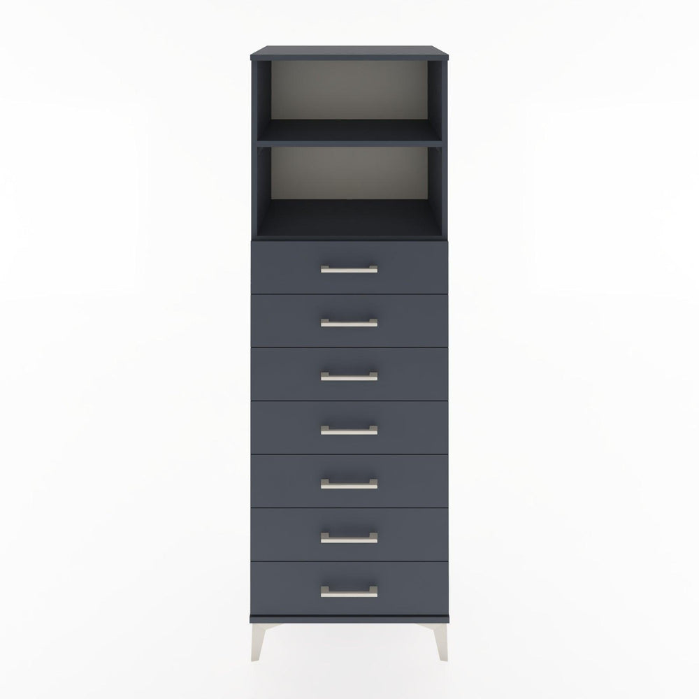 Woodntry Modular Cabinet Anthracite 60x44x170 cm with Drawers and Shelves CR33-2