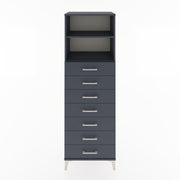 Woodntry Modular Cabinet Anthracite 60x44x170 cm with Drawers and Shelves CR33-2