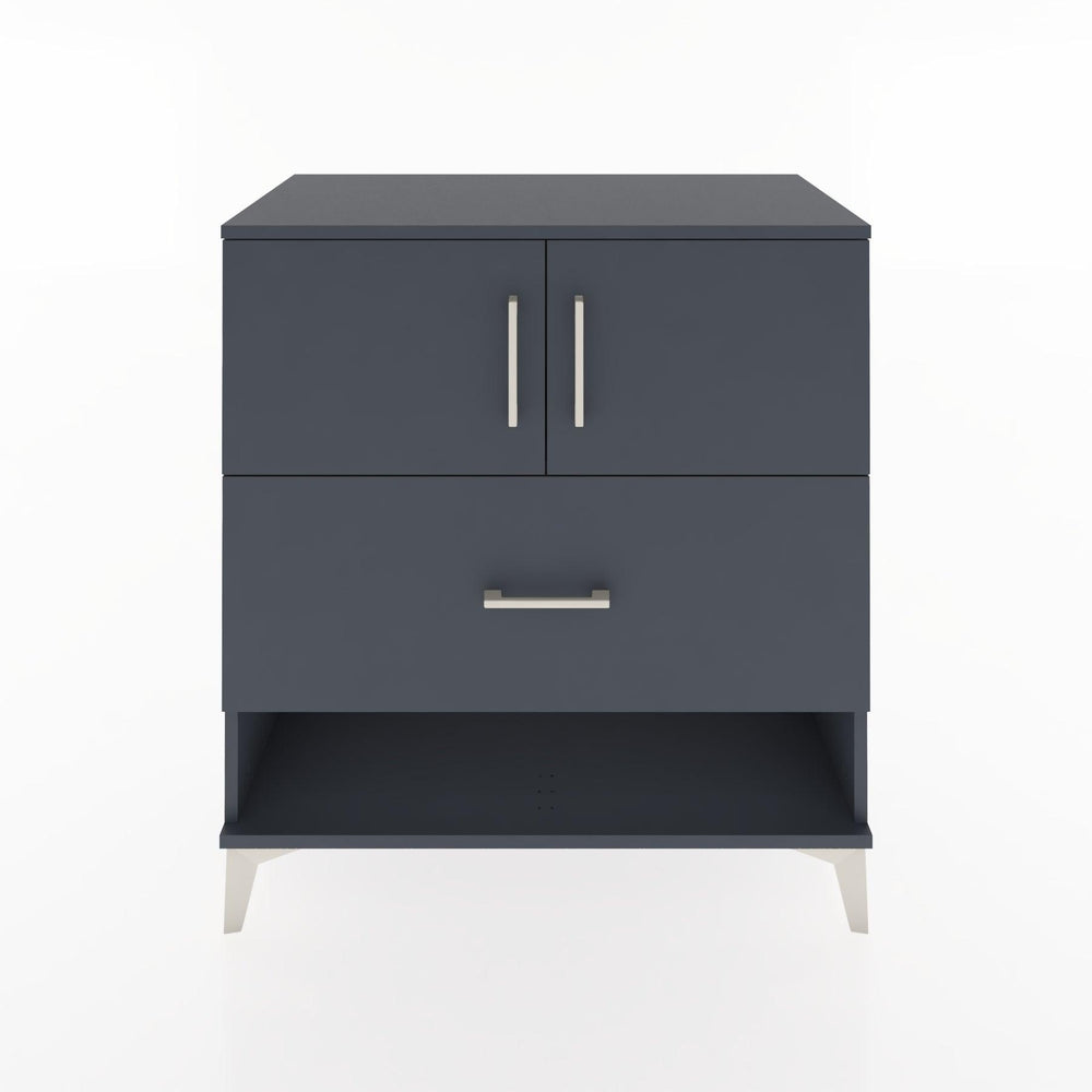 Woodntry Modüler Şifonyer Antrasit 88x44x84 cm Fonksiyonel F120-2