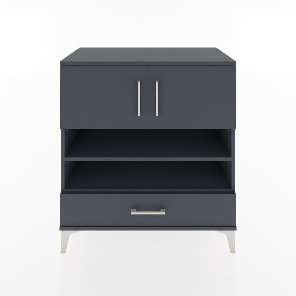 Woodntry Modüler Şifonyer Antrasit 88x44x84 cm Fonksiyonel F94-2