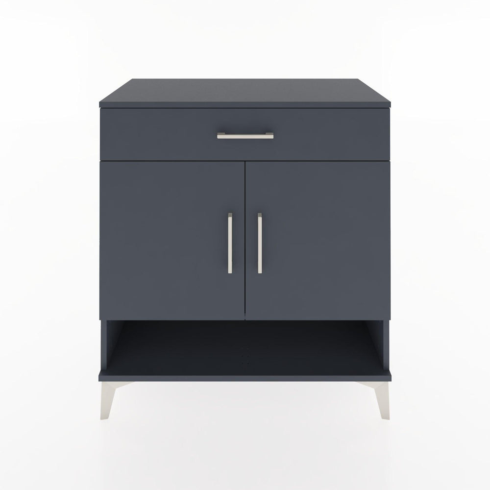 Woodntry Modüler Şifonyer Antrasit 88x44x84 cm Fonksiyonel F66-2