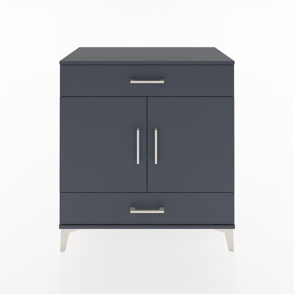 Woodntry Modular Dresser Anthracite 88x44x84 cm with Cover and Drawer KC58-2