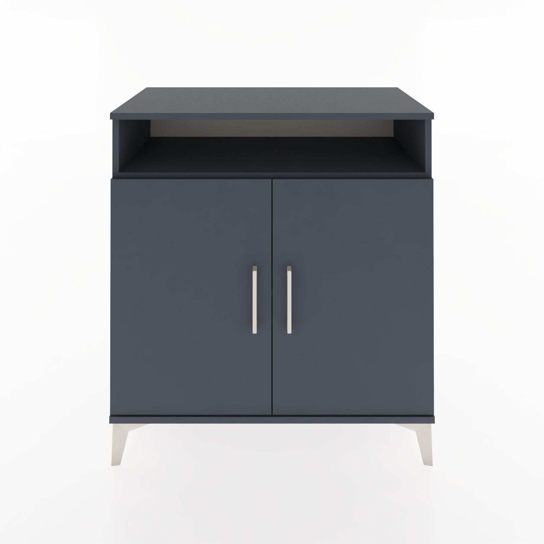 Woodntry Modular Dresser Anthracite 88x44x84 cm with Cover and Shelf KR84-2