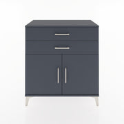 Woodntry Modular Dresser Anthracite 88x44x84 cm with Cover and Drawer KC31-2