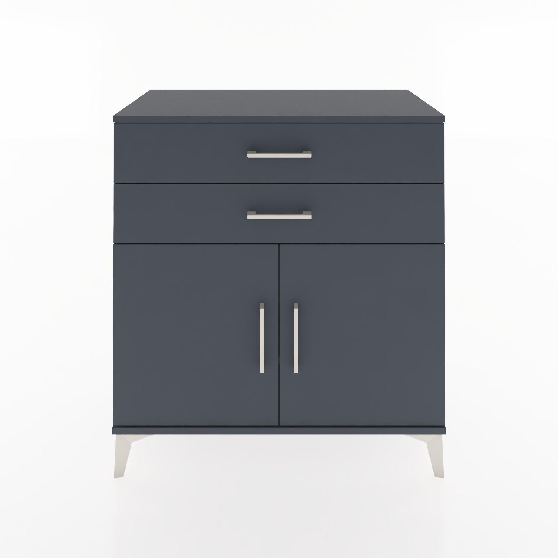Woodntry Modular Dresser Anthracite 88x44x84 cm with Cover and Drawer KC31-2