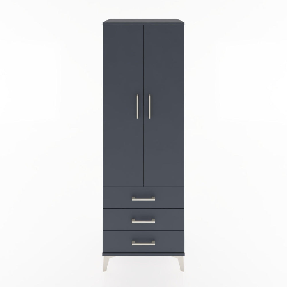 Woodntry Modular Cabinet Anthracite 60x44x170 cm with Doors and Drawers KC6-2