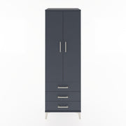 Woodntry Modular Cabinet Anthracite 60x44x170 cm with Doors and Drawers KC6-2