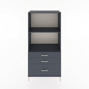 Woodntry Modular Cabinet Anthracite 88x44x170 cm with Drawers and Shelves CR42-2