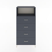 Woodntry Modular Cabinet Anthracite 88x44x170 cm with Drawers and Shelves CR53-2