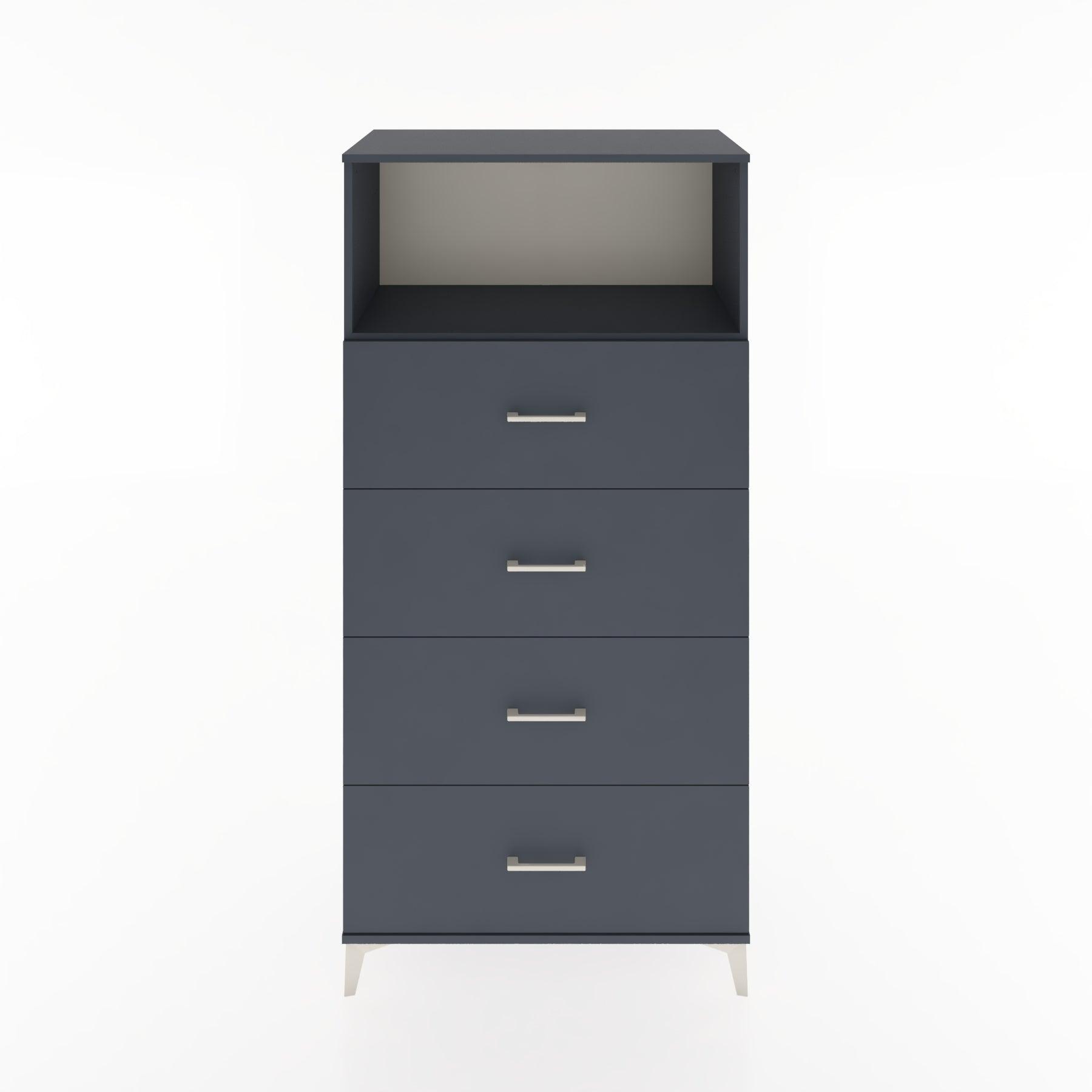 Woodntry Modular Cabinet Anthracite 88x44x170 cm with Drawers and Shelves CR53-2