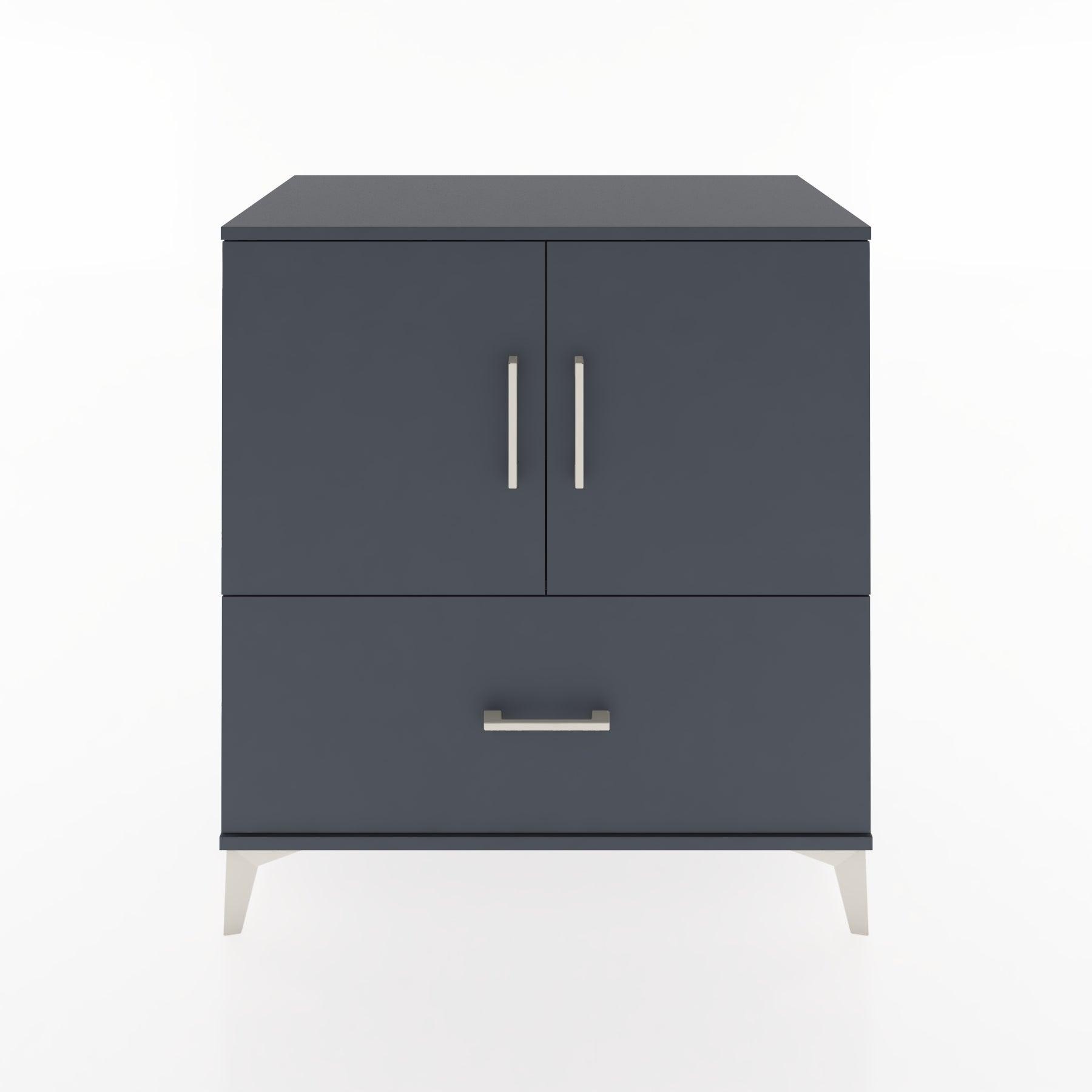 Woodntry Modular Dresser Anthracite 88x44x84 cm with Cover and Drawer KC48-2