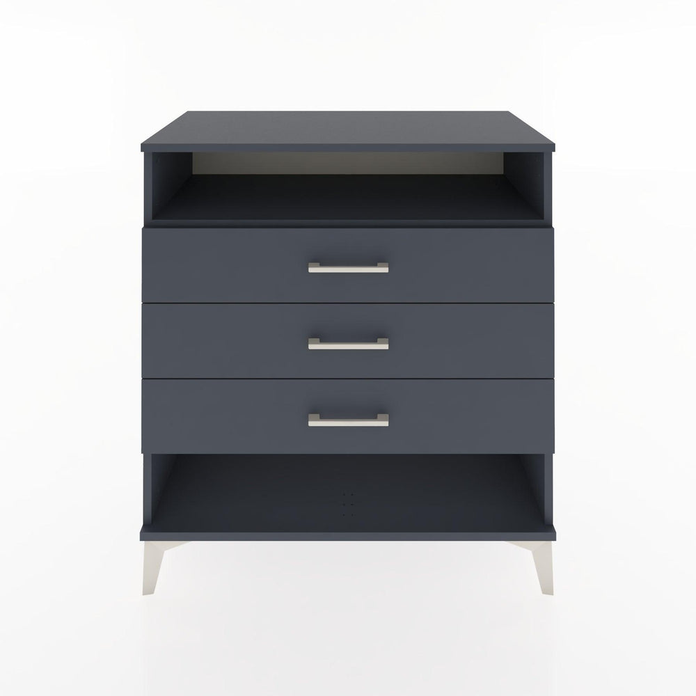 Woodntry Modular Dresser Anthracite 88x44x84 cm with Drawers and Shelves CR20-2