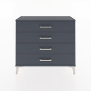Woodntry Modüler Şifonyer 4 Çekmeceli 88x30x68 cm Antrasit - Woodntry