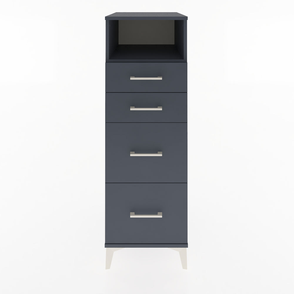 Woodntry Modular Cabinet Anthracite 44x59x122 cm with Drawers and Shelves CR101-2