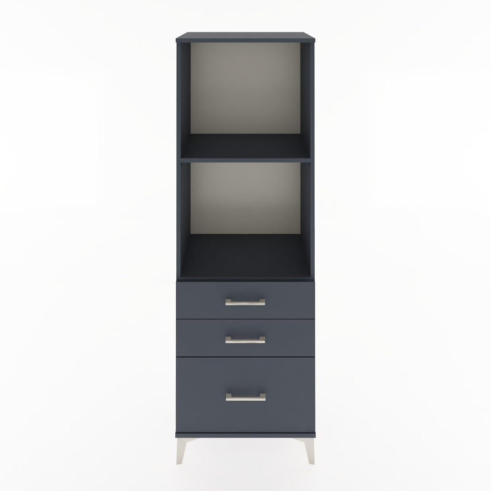 Woodntry Modular Cabinet Anthracite 60x44x170 cm with Drawers and Shelves CR42-2