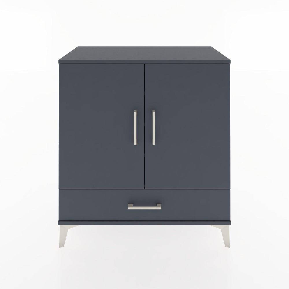 Woodntry Modüler Şifonyer Antrasit 88x44x84 cm Kapaklı ve Çekmeceli KC70-2