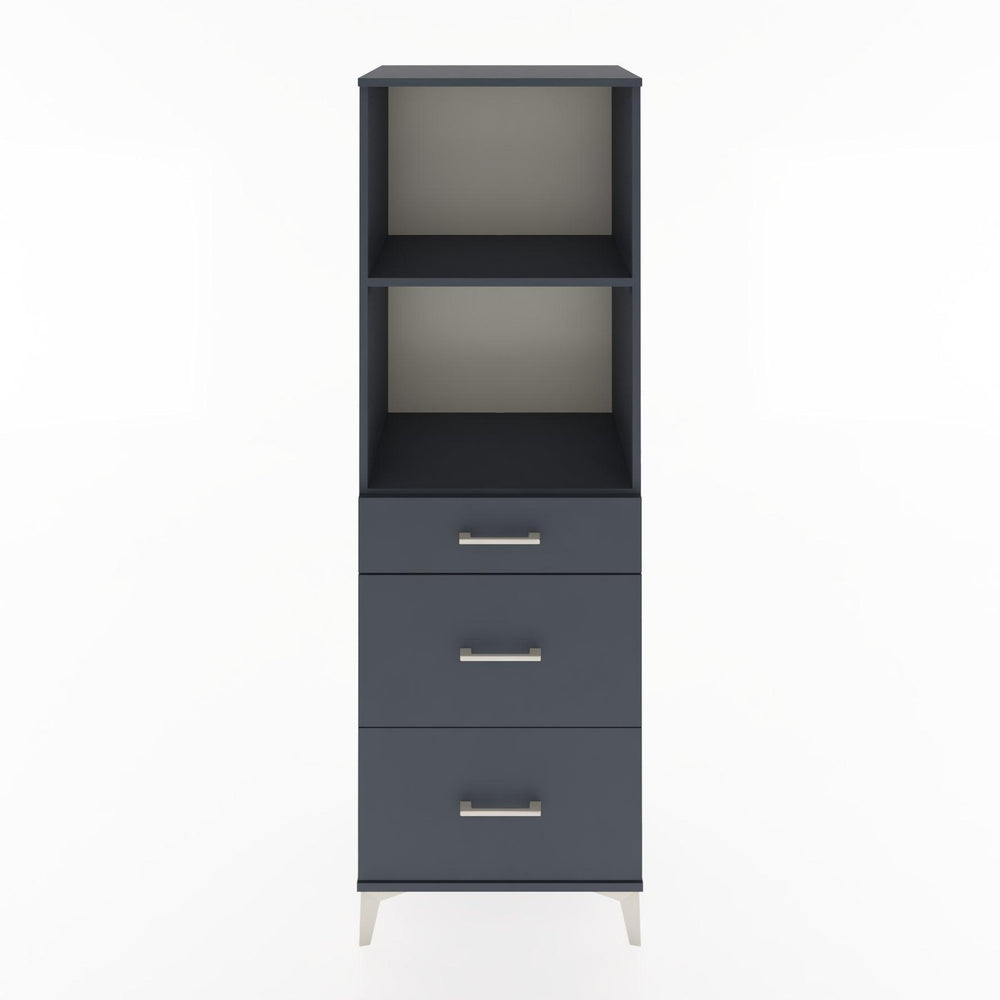 Woodntry Modular Cabinet Anthracite 60x44x170 cm with Drawers and Shelves CR47-2