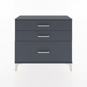 Woodntry Modüler Şifonyer Üç Çekmeceli V3 88x30x68 cm Antrasit - Woodntry