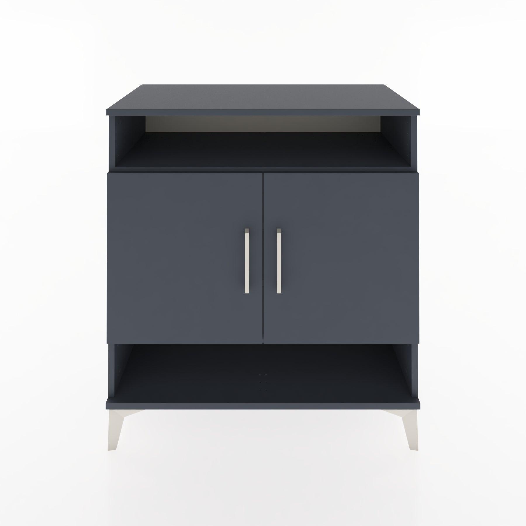 Woodntry Modular Dresser Anthracite 88x44x84 cm with Cover and Shelf KR67-2