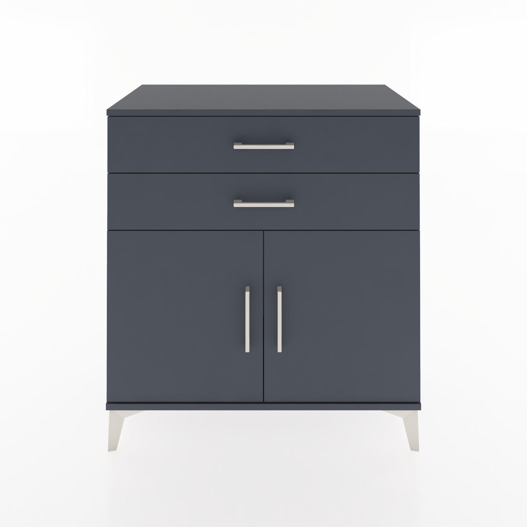 Woodntry Modular Dresser Anthracite 88x44x84 cm with Cover and Drawer KC33-2