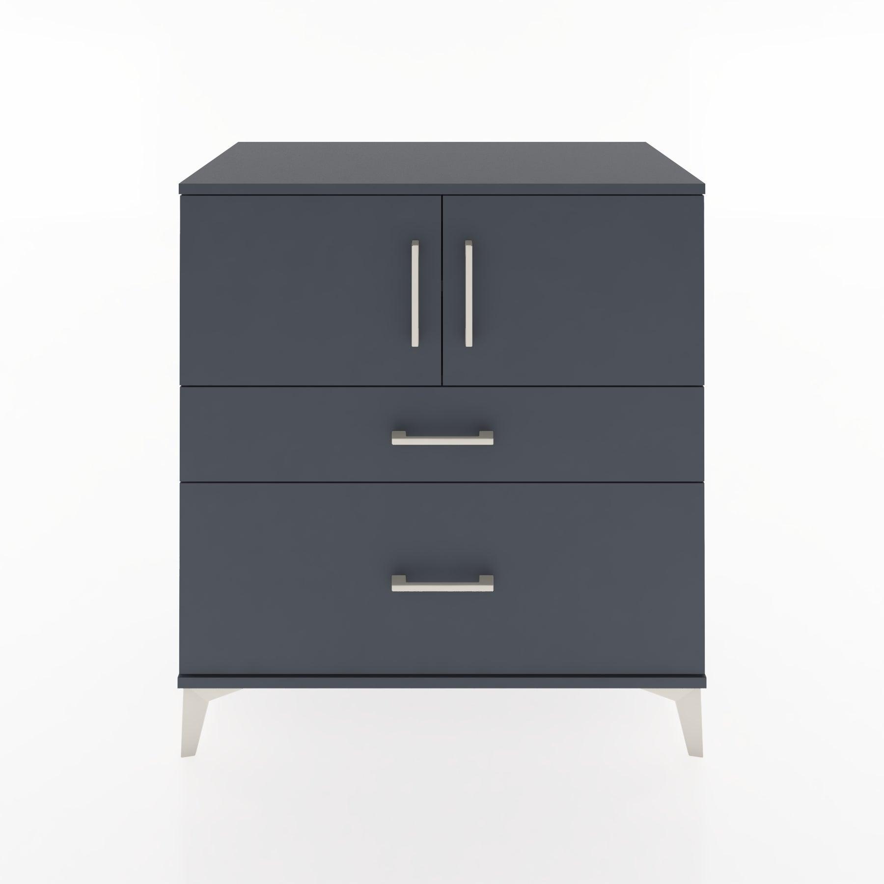 Woodntry Modular Dresser Anthracite 88x44x84 cm with Cover and Drawer KC109-2