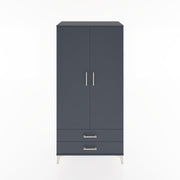 Woodntry Modular Cabinet Anthracite 88x44x170 cm with Doors and Drawers KC29-2