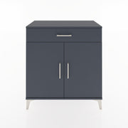 Woodntry Modular Dresser Anthracite 88x44x84 cm with Cover and Drawer KC80-2