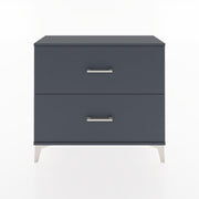 Woodntry Modüler Şifonyer İki Çekmeceli V4 88x30x68 cm Antrasit - Woodntry
