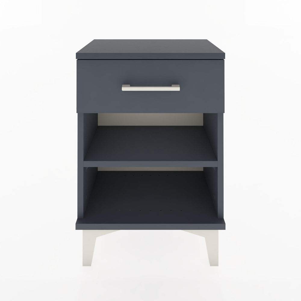 Woodntry Modüler Komodin Tek Çekmeceli 44x30x52 cm Antrasit - Woodntry