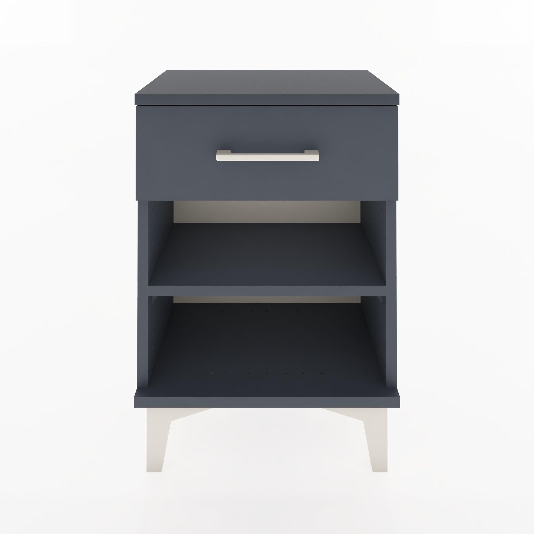 Woodntry Modüler Komodin Tek Çekmeceli 44x30x52 cm Antrasit - Woodntry