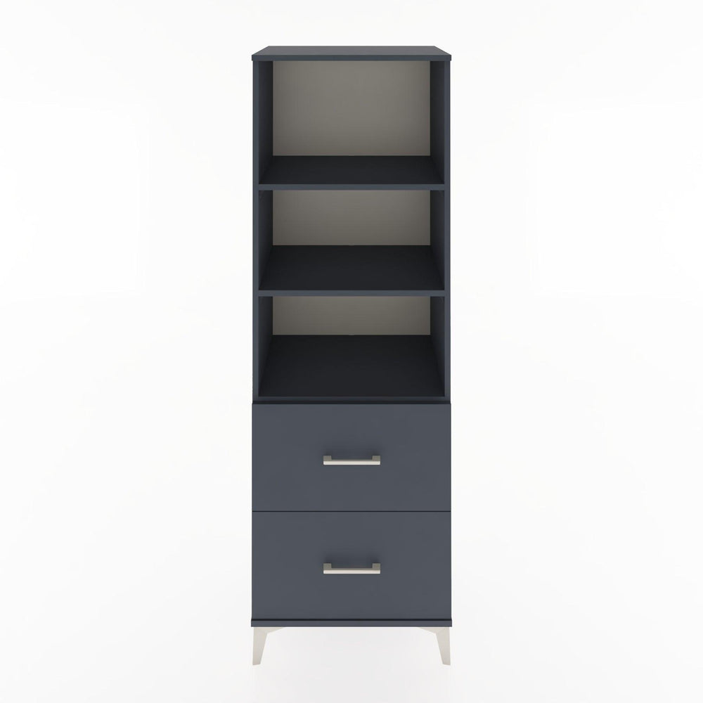 Woodntry Modular Cabinet Anthracite 60x44x170 cm with Drawers and Shelves CR48-2