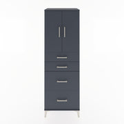 Woodntry Modular Cabinet Anthracite 60x44x170 cm with Doors and Drawers KC19-2