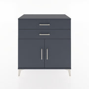 Woodntry Modular Dresser Anthracite 88x44x84 cm with Cover and Drawer KC32-2
