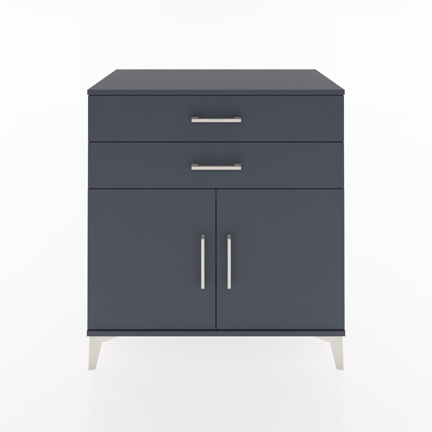 Woodntry Modular Dresser Anthracite 88x44x84 cm with Cover and Drawer KC32-2