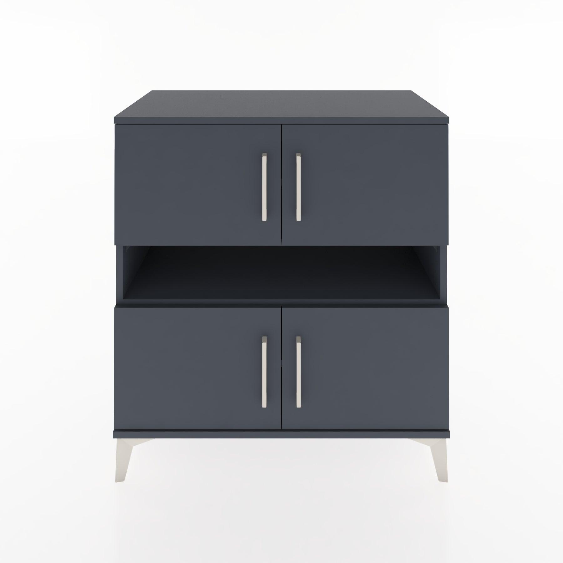 Woodntry Modular Dresser Anthracite 88x44x84 cm with Cover and Drawer KC102-2
